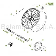 Beta RR390 17 Vorderrad Geprüft