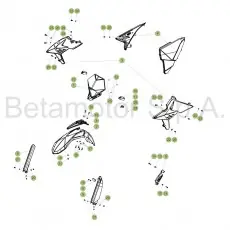 Beta RR430 17 Verkleidung/Sitzbank/Tank 2 Markenprodukt