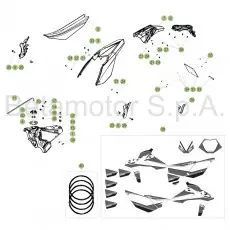 Beta RR430 17 Verkleidung/Sitzbank/Tank 1 Preiswert