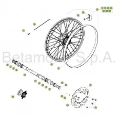 Schneller Versand Beta RR430 17 Vorderrad