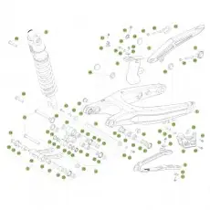 Neu Beta RR430 17 Schwingarm/Federbein 1