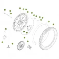 Preisreduziert BetaEVO125 Factory 12 Vorderrad