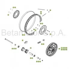 Sofort Bestellen Beta 125 LC 17 Hinterrad