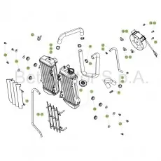 Top-Seller Beta 125 LC 17 Kühlsystem