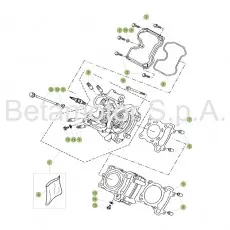 Jetzt Bestellen Beta 125 LC 17 Zylinder/Zylinderkopf/Ventiltrieb 1