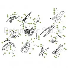 Sonderangebot Beta RR50 Sport 17 Verkleidung/Sitzbank/Tank 1