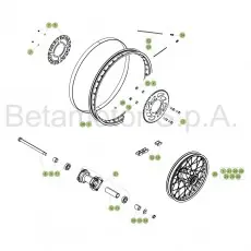 Saisonangebot Beta RR50 Sport 17 Hinterrad