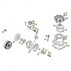 Neuheit BetaEVO125 Factory 12 Kurbelwelle/Kolben/Ausgleichswelle