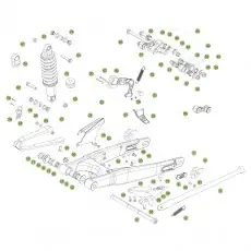 BetaEVO125 Factory 14 Schwingarm/Federbein Billig