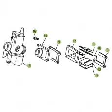 Kostenloser Rückversand BetaEVO125 Factory 14 Vergaser 1