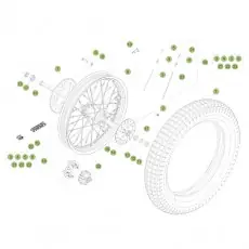 BetaEVO125 Factory 15 Hinterrad Zertifiziert