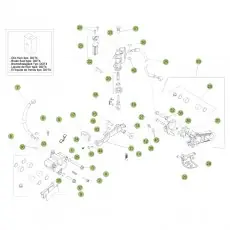 Zertifiziert BetaEVO125 Factory 15 Bremsen