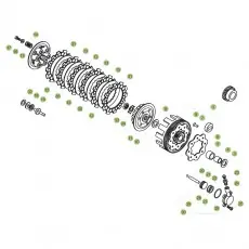 Solange Der Vorrat Reicht BetaEVO125 Factory 15 Primärtrieb/Kupplung