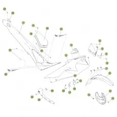 Bestseller BetaEVO125 Factory 16 Verkleidung/Sitzbank/Tank 1