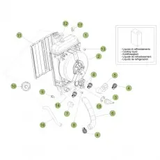 Meistverkauft BetaEVO125 Factory 16 Kühlsystem