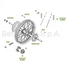 Neue Kollektion BetaEVO125 Factory 17 Hinterrad