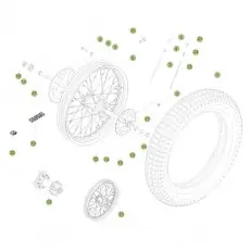 Beta EVO300 Factory 12 Hinterrad Letzte Chance