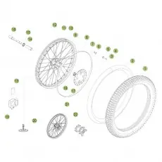 Echt Beta EVO300 Factory 12 Vorderrad