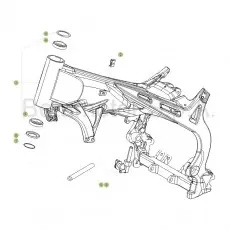 BetaEVO125 Factory 17 Rahmen/Ausleger Expressversand