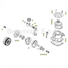 BetaEVO125 Factory 17 Kurbelwelle/Kolben/Ausgleichswelle Direktkauf