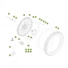 Markenware Beta EVO300 Factory 16 Vorderrad