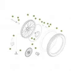 Beta EVO300 Factory 13 Vorderrad Echt