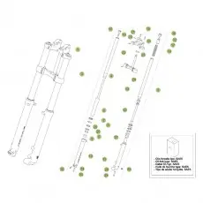 Beta EVO300 Factory 13 Gabel 1 Kostenloser Rückversand