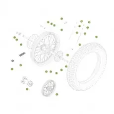 Solange Der Vorrat Reicht Beta EVO300 Factory 14 Hinterrad