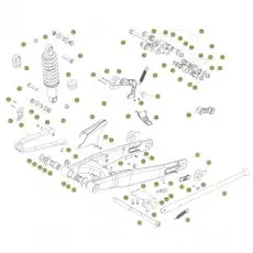Beta EVO300 Factory 16 Schwingarm/Federbein 1 Echt