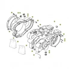 Beta EVO300 Factory 17 Motorgehäuse Echt