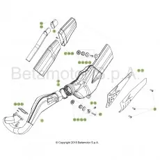 Beta EVO300 SS Factory 17 Auspuffsystem Markenware