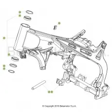 Beta EVO300 SS Factory 17 Rahmen/Ausleger Expressversand