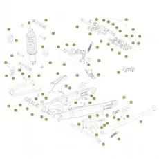 Bestseller Beta EVO250 Factory 14 Schwingarm/Federbein