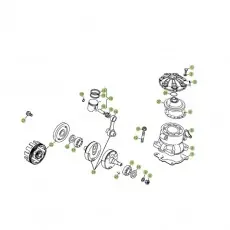 Beta EVO250 Factory 14 Kurbelwelle/Kolben/Ausgleichswelle 1 Meistverkauft