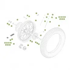 Billig Beta EVO250 Factory 15 Hinterrad