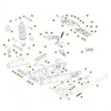 Neue Ware Beta EVO250 Factory 16 Schwingarm/Federbein 1