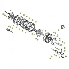 Neue Kollektion Beta EVO250 Factory 16 Primärtrieb/Kupplung