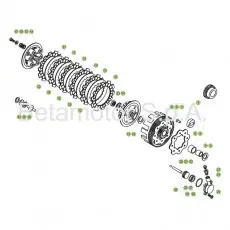 Beta EVO250 Factory 17 Primärtrieb/Kupplung Meistverkauft