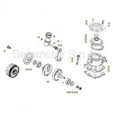 Finale Aktion Beta EVO250 Factory 17 Kurbelwelle/Kolben/Ausgleichswelle