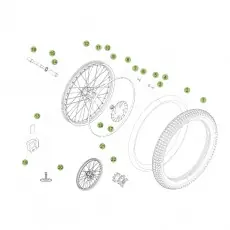 Wochenendangebot Beta EVO250 Factory 12 Vorderrad