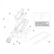 Neuheit Beta EVO250 Factory 12 Luftfilterkasten