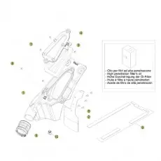 Kostenloser Versand Beta EVO250 Factory 13 Luftfilterkasten