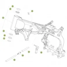 Beta EVO300 Factory 4T 16 Rahmen/Ausleger Expressversand
