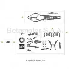 Abverkauf Beta EVO300 Factory 4T 17 Verkleidung/Sitzbank/Tank 2