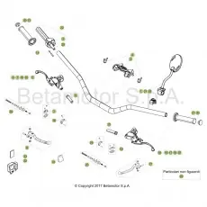 Ausverkauf Beta EVO300 Factory 4T 17 Lenker/Armaturen