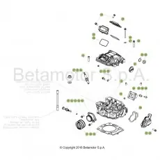 Solange Der Vorrat Reicht Beta EVO300 Factory 4T 17 Zylinder/Zylinderkopf/Ventiltrieb 1