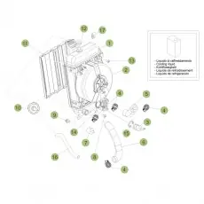 Beta EVO300 Factory 4T 16 Kühlsystem Top-Seller