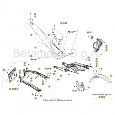 Beta EVO300 17 Verkleidung/Sizbank/Tank 1 Markenprodukt