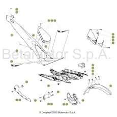 Beta EVO200 17 Verkleidung/Sitzbank/Tank 1 Aktuell