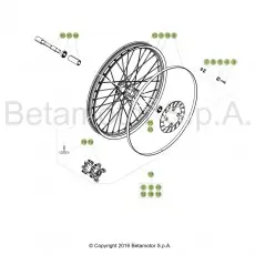 Beta EVO200 17 Vorderrad Zertifiziert